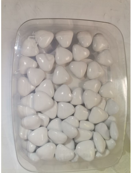 Čokoládové srdiečka biele (50 g)