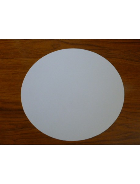 Podložka tenká hladká biela, priemer 30 cm